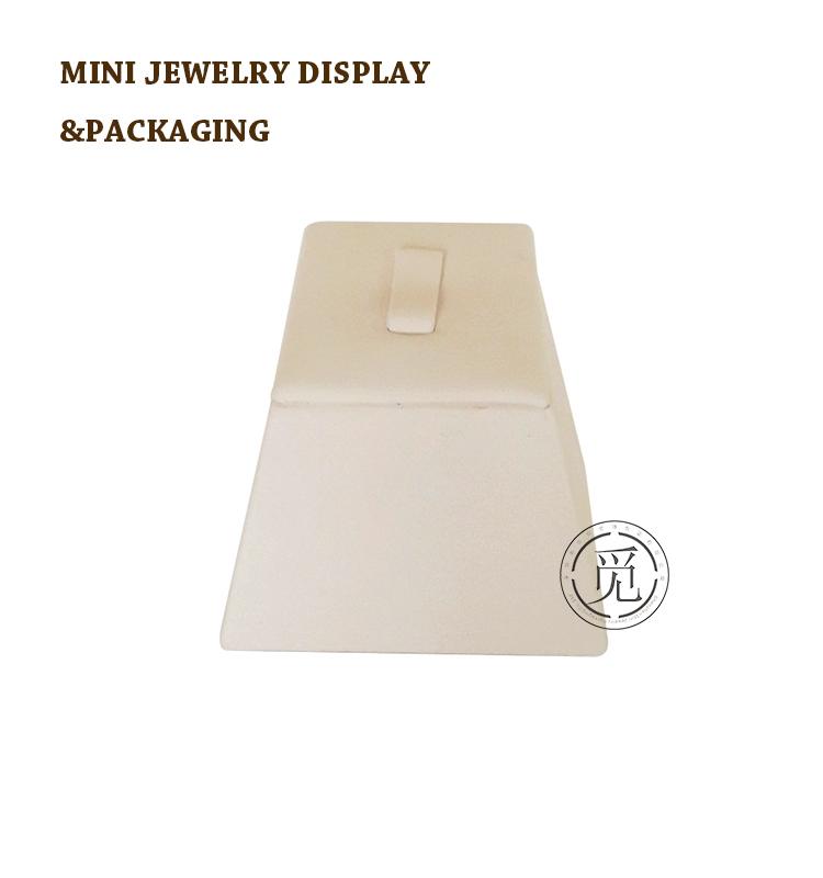 Custom quality pu leather ring display stand s