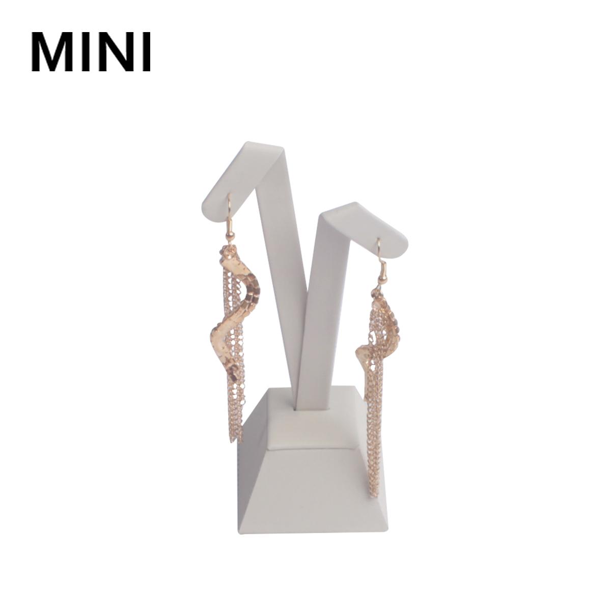 Mini brand leatherette fashion long earring je