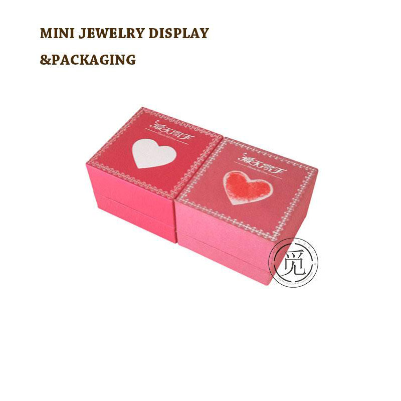 Romantic Wedding Ring Box,Couple Rings Box Wit